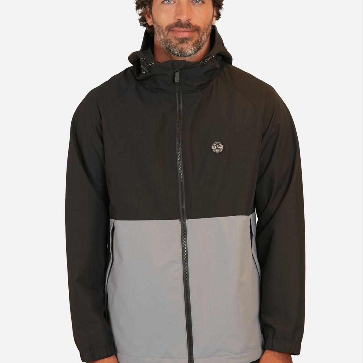 RUSTY - Cortaviento Classsic Van Gris Hombre Rusty