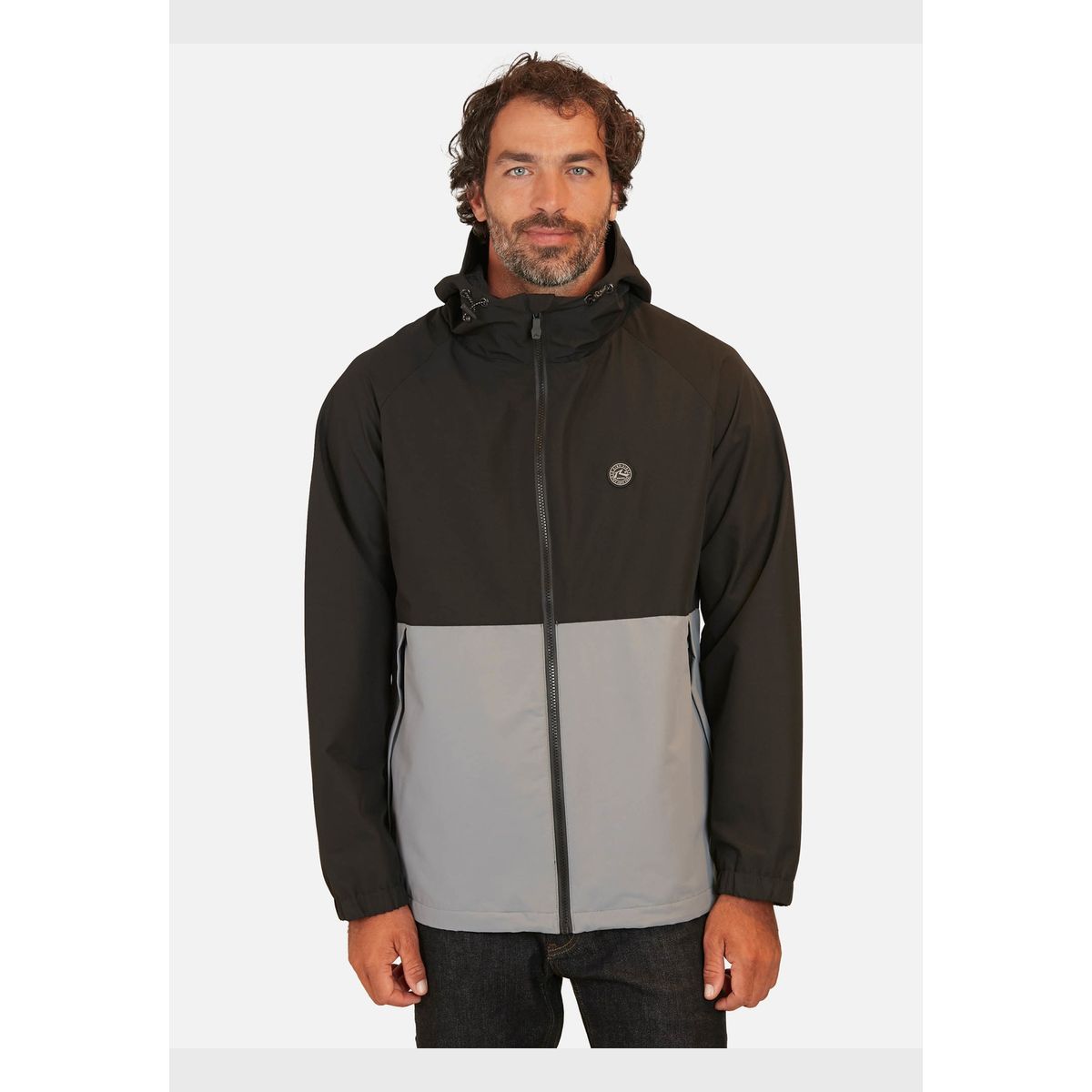 RUSTY - Cortaviento Classsic Van Gris Hombre Rusty