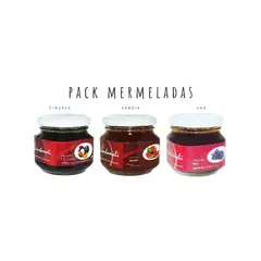 QUINCHAMALI MERMELADA GOURMET - Pack Ciruela Sandía Uva
