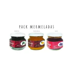 QUINCHAMALI MERMELADA GOURMET - Pack Menta Naranja Uva