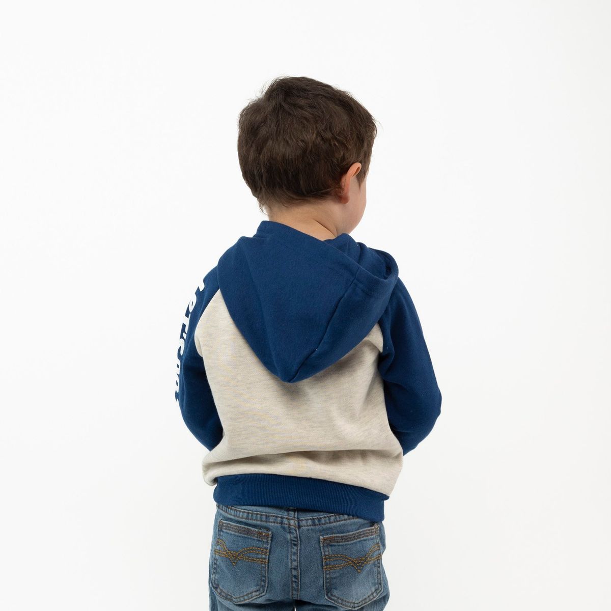 BLUEY - Poleron Gorro Niño Lets Do This Gris Bluey