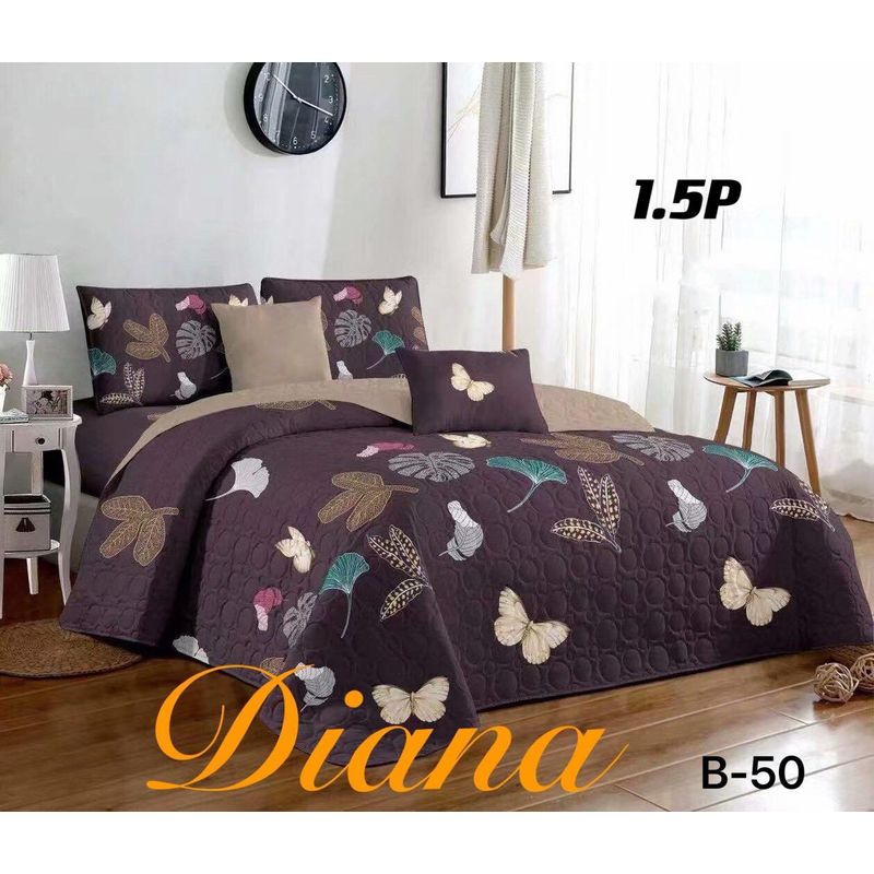 GENERICO - Cubrecama Quilt Delgado de Verano 15 Plaza