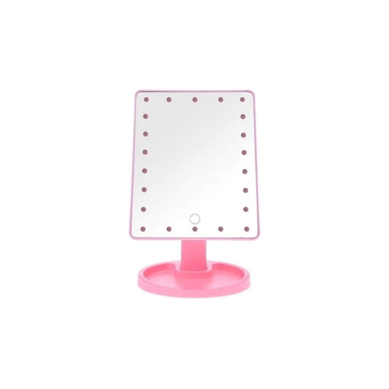 GENERICO - Espejo Portátil Para Maquillaje Con 22 Luces Led