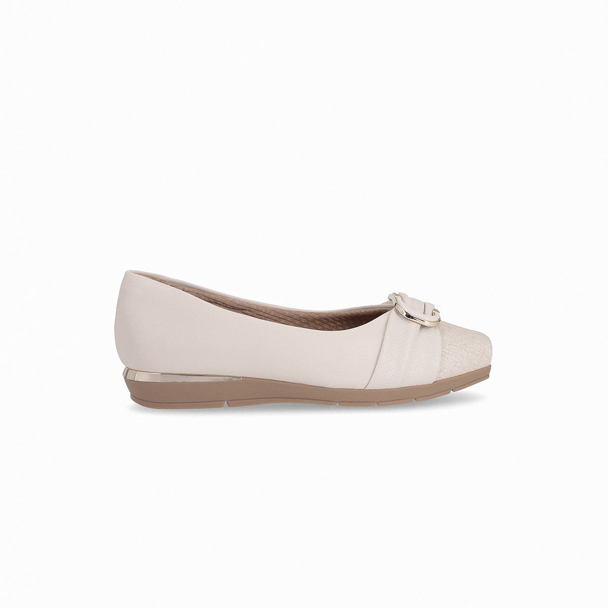 PICCADILLY - Zapato Mujer Natural/Hueso Fernanda Piccadilly
