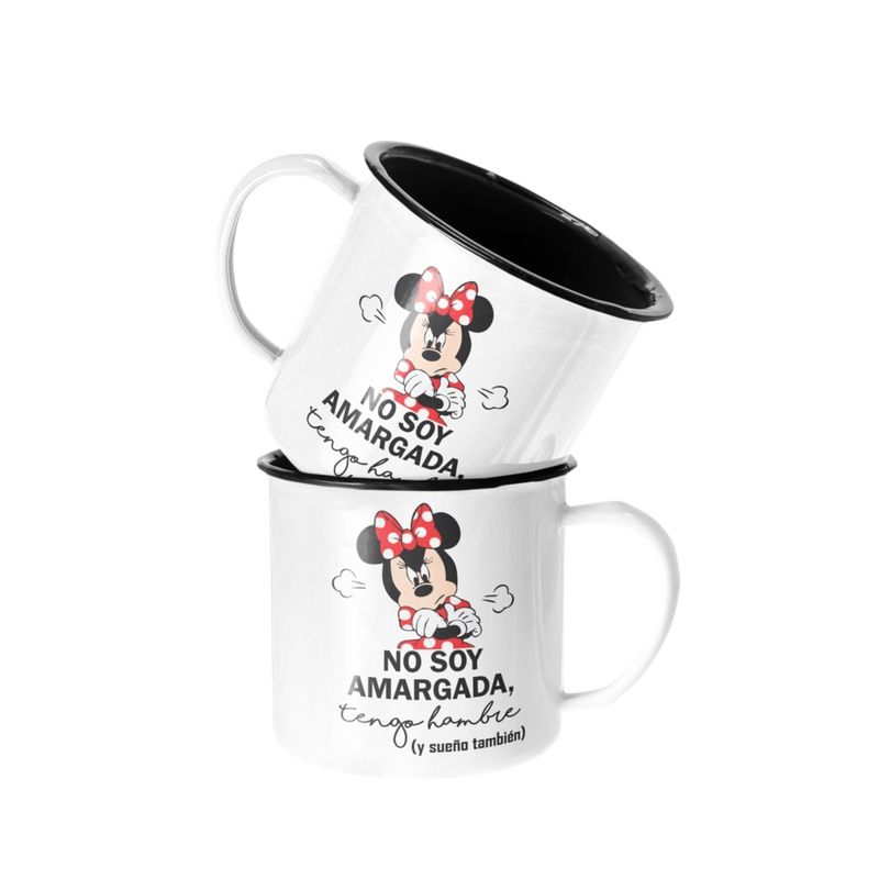 SM - Taza Enlozada Lechera Minnie Mouse No Soy Amargada SM