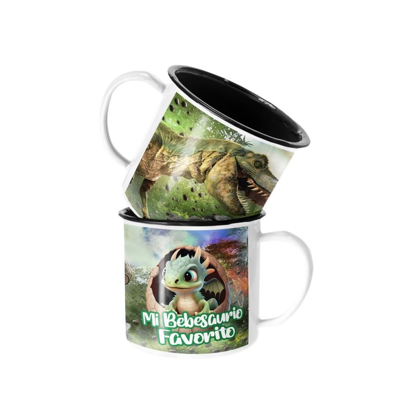 SM - Taza Enlozada Lechera Mi Bebesaurio Favorito Dragon SM