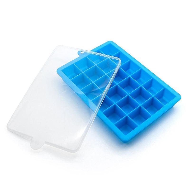 GENERICO - Cubetera De Silicona Para Hacer Hielos Hielera Celeste