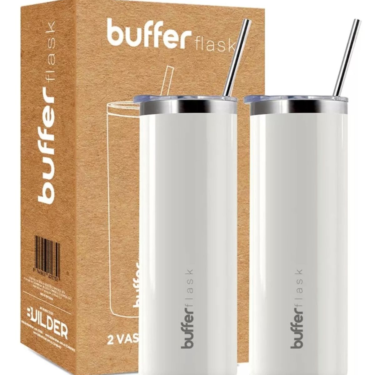 GENERICO - Vasos Termicos Set De 2 Acero Inoxidable Frío Y Calor