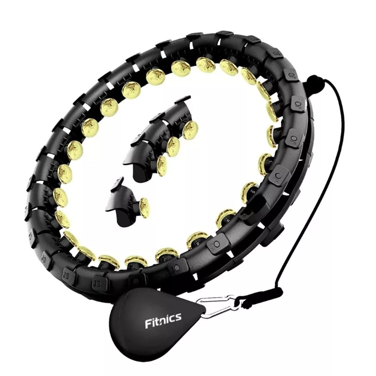 GENERICO - Aro Hula Hoop Ajustable Premium Fitnics Perdida Peso Cintura