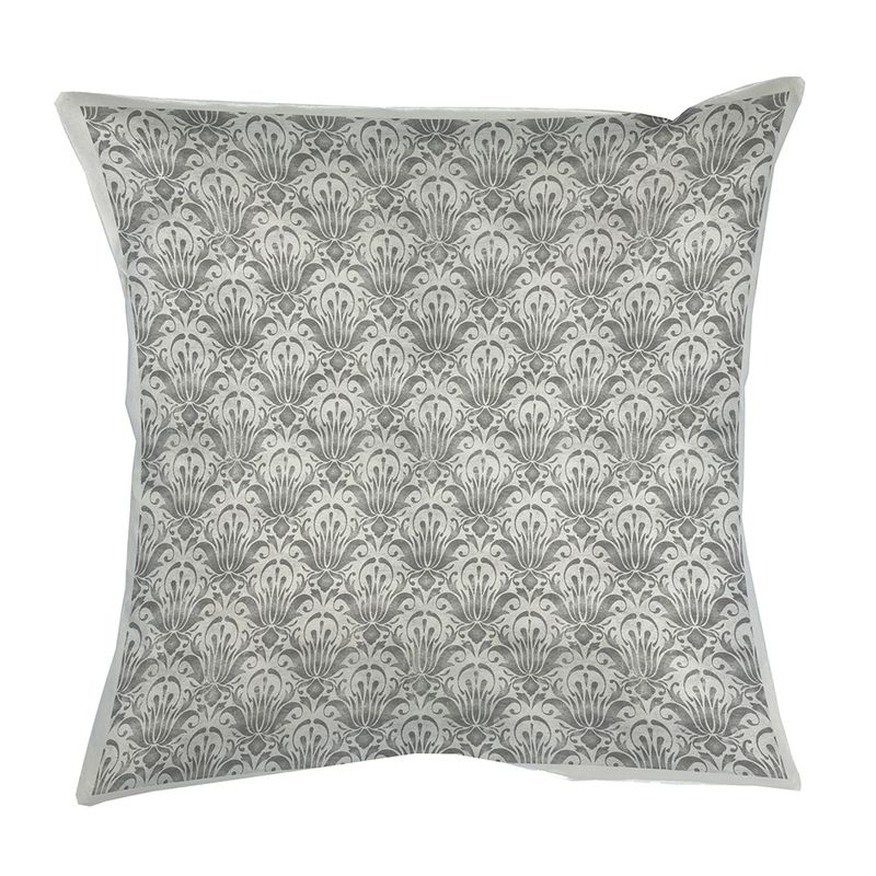 TUYO PRINT - Cojín Deco Floren Gris - 45x45 cm - Tuyo Print