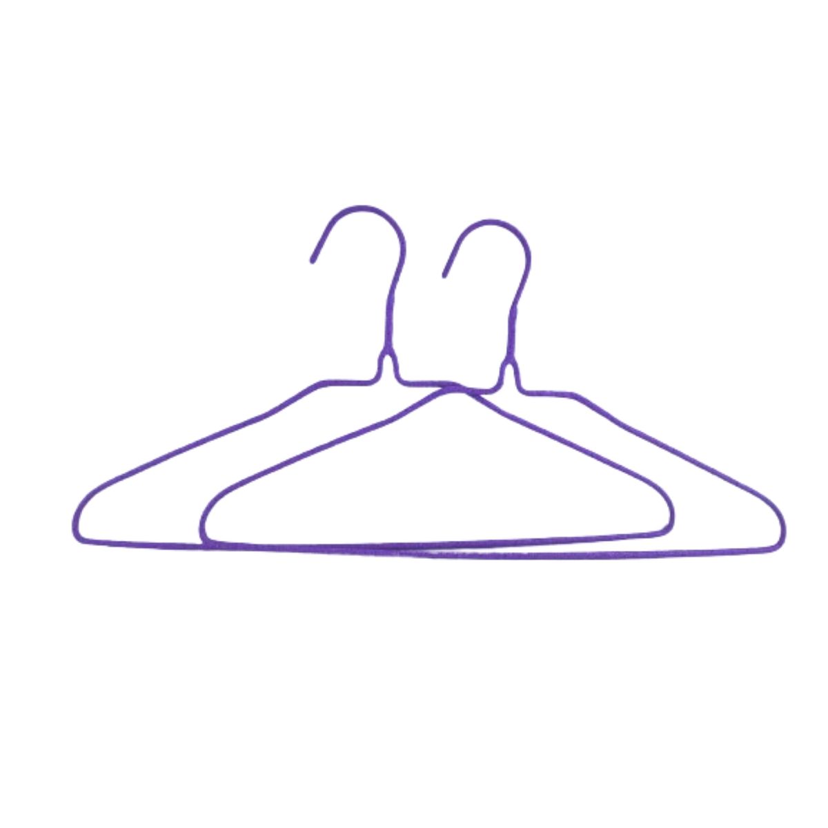 GENERICO - Colgadores De Ropa Closet Ropero Lavandería