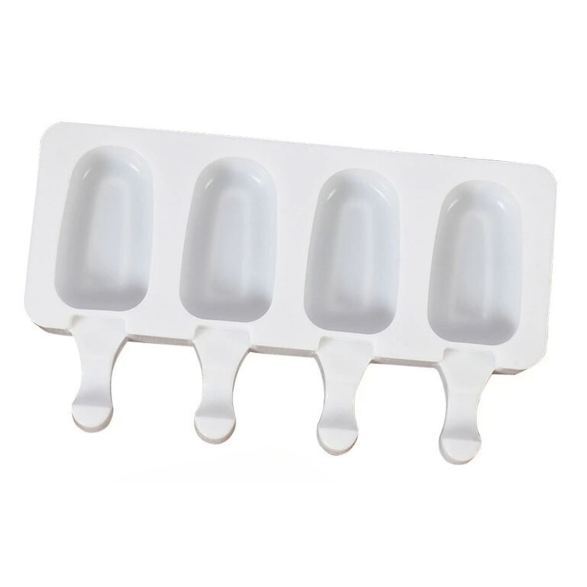 GENERICO - Moldes De Silicona Para Helados Molde Paletas Helado 4 Blanco
