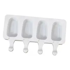 GENERICO - Moldes De Silicona Para Helados Molde Paletas Helado 4 Blanco