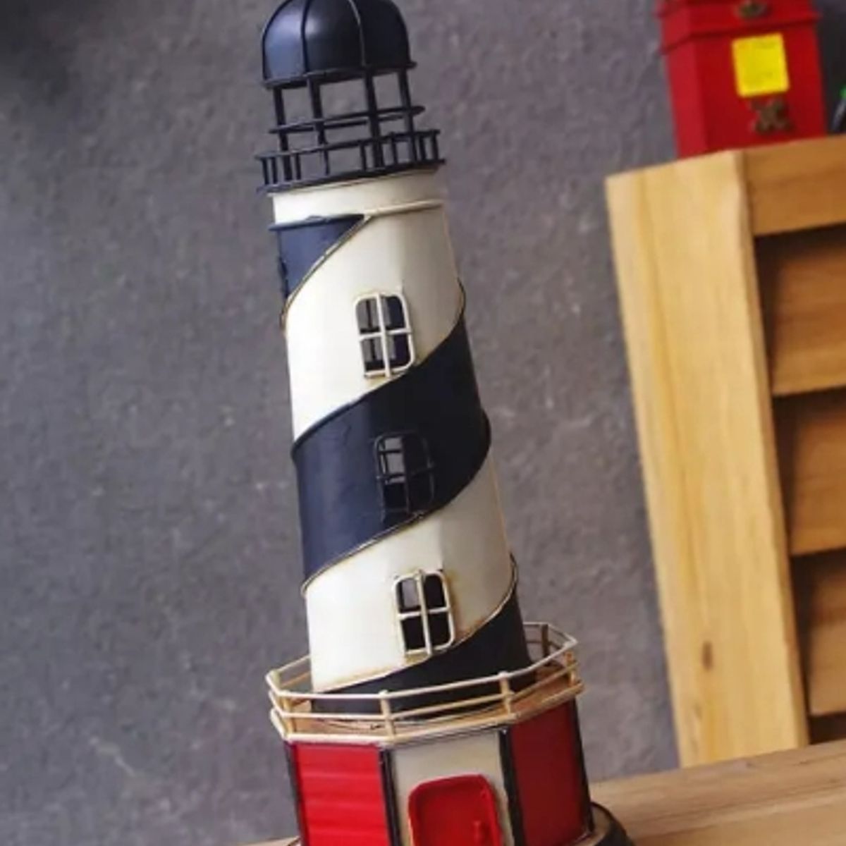 GENERICO - Faro Antiguo Artesanía De Metal