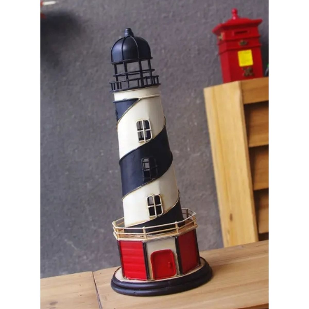 GENERICO - Faro Antiguo Artesanía De Metal