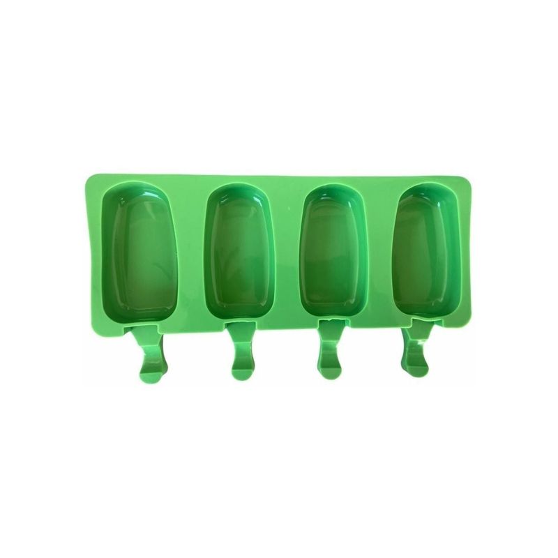 GENERICO - Moldes De Silicona Para Helados Molde Paletas Helado 4 Verde