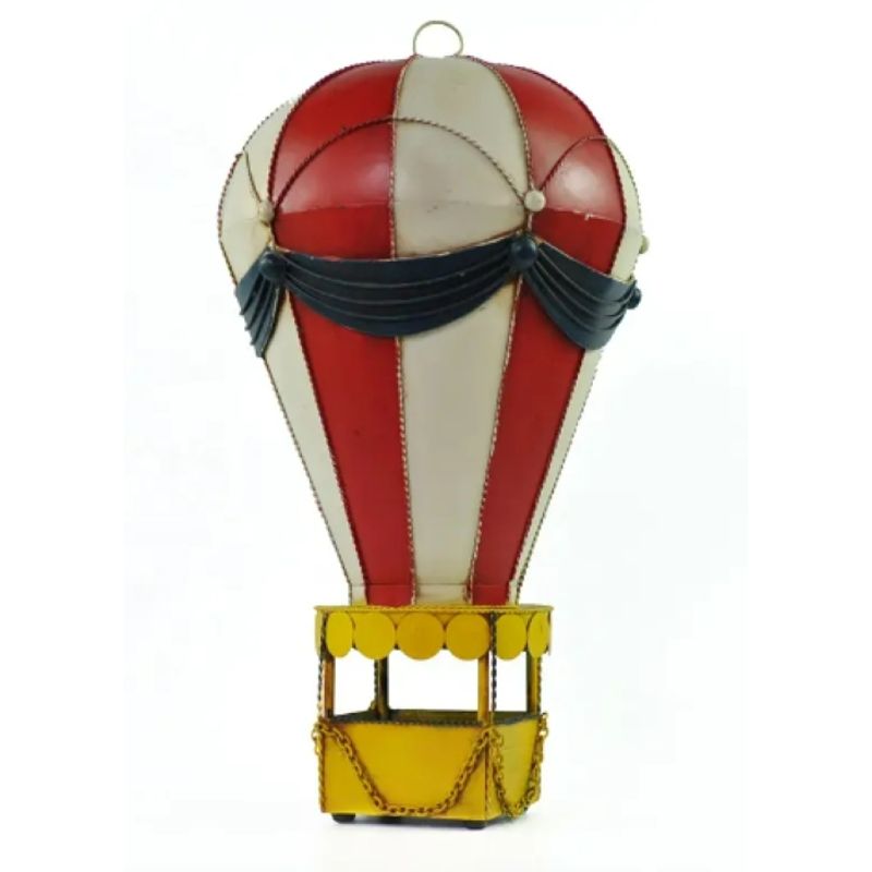 GENERICO - Globo Aerostático Vintage Artesanía Metal