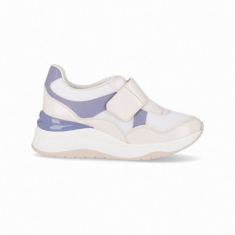 Zapatilla Urbana Mujer Natural/Lavanda Nina