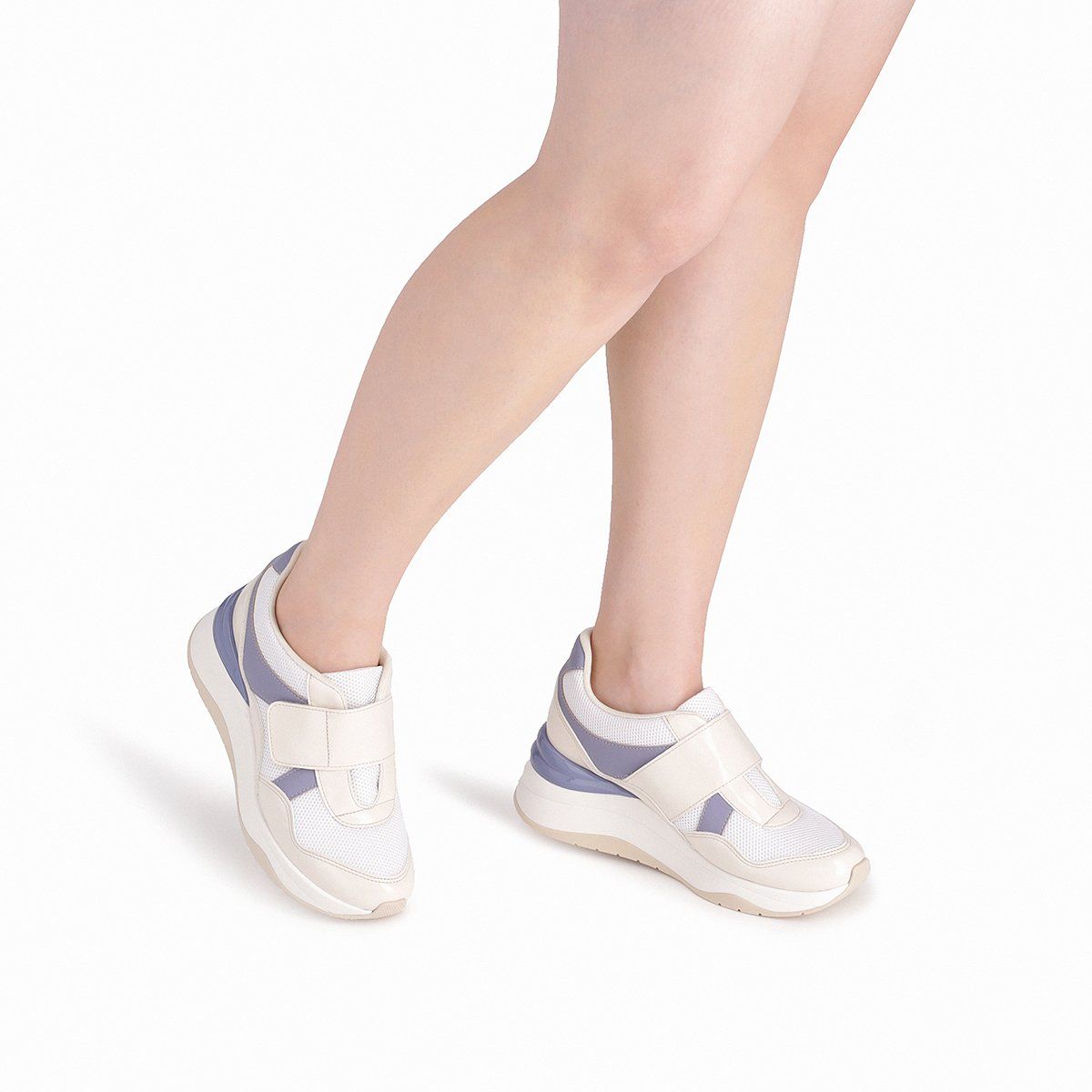 PICCADILLY - Zapatilla Urbana Mujer Natural/Lavanda Nina Piccadilly