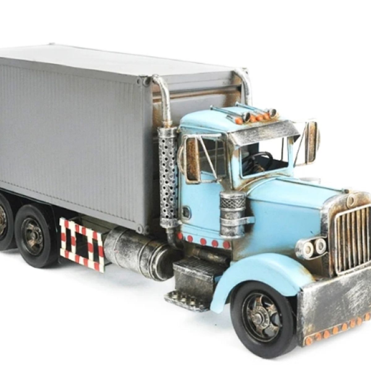 GENERICO - Camión Contenedor Vintage Artesanía De Metal