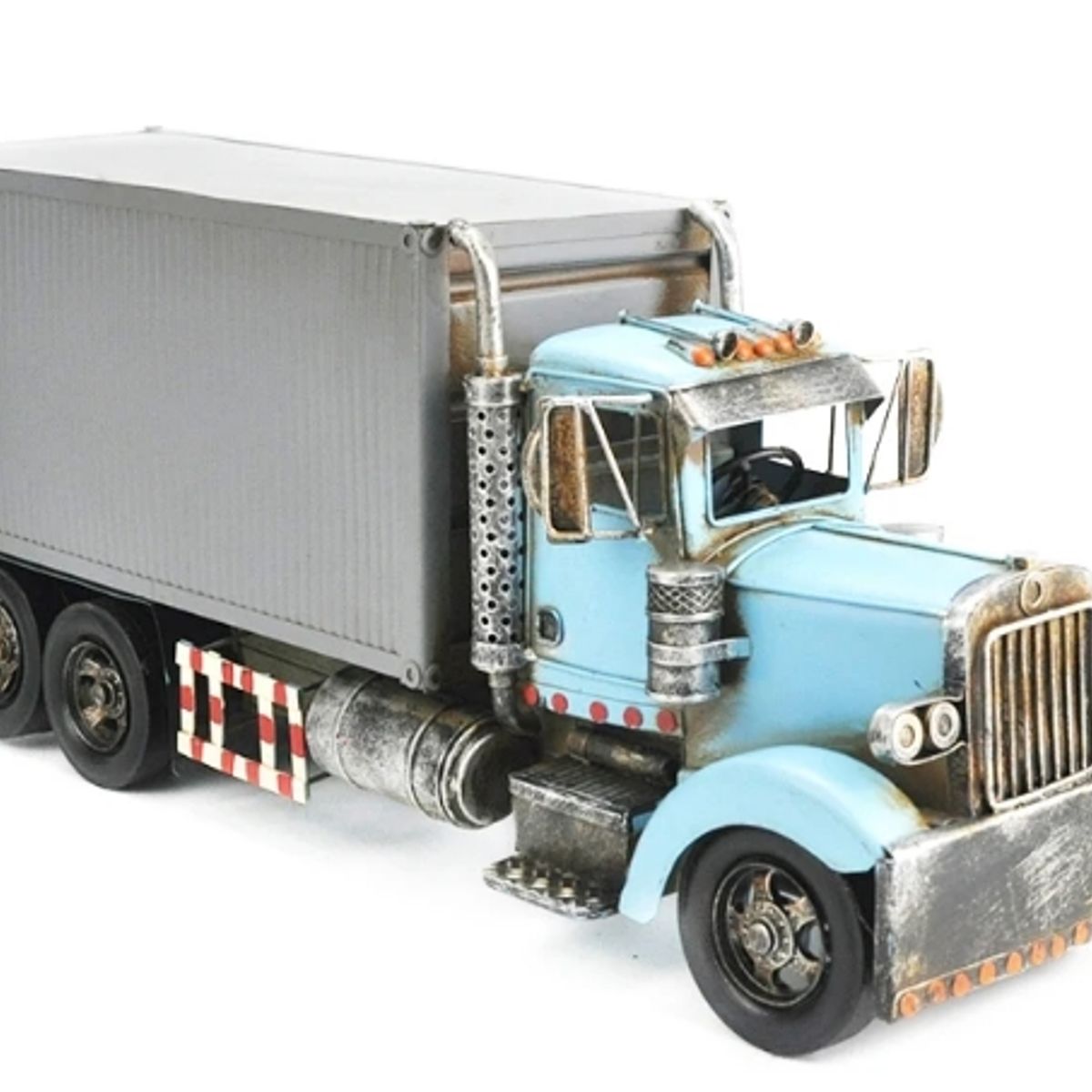 GENERICO - Camión Contenedor Vintage Artesanía De Metal