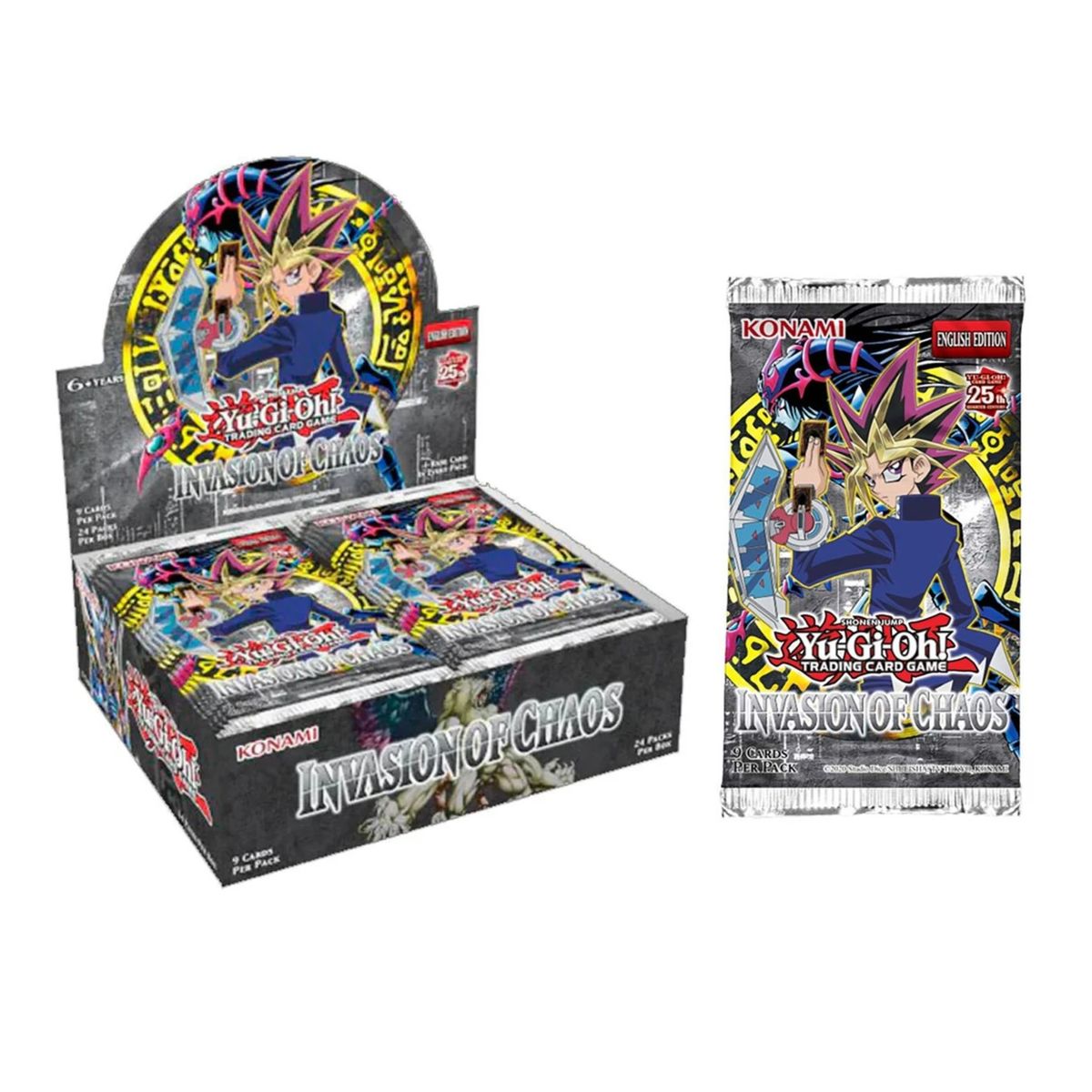 KONAMI - Yu-Gi-Oh Invasión Of Chaos Sobre Inglés KONAMI