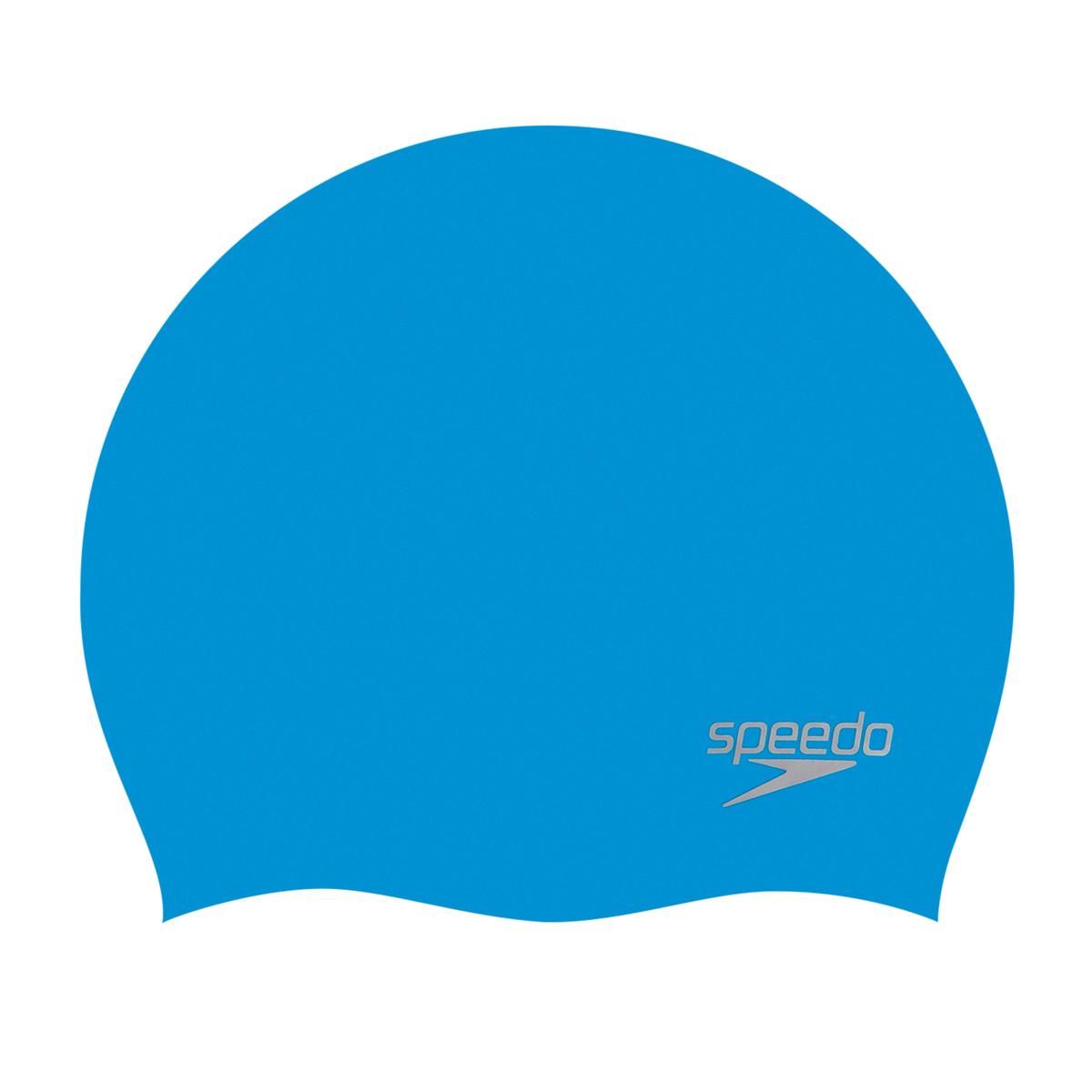 SPEEDO - Gorro Natación Speedo Plain Moulded Sillicone Cap Azul