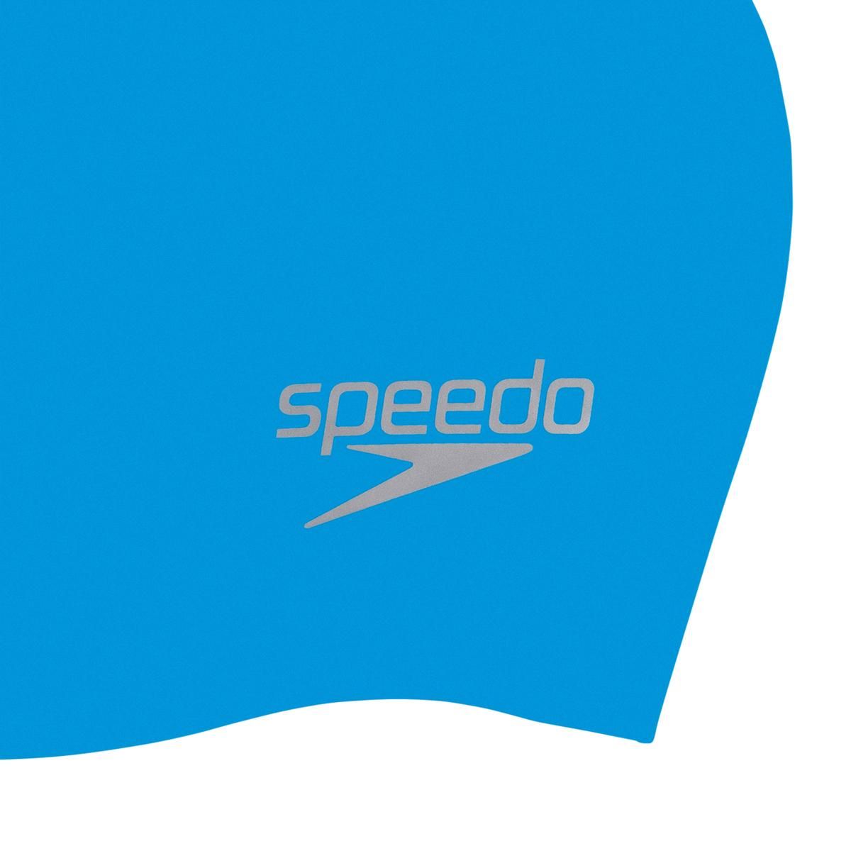 SPEEDO - Gorro Natación Speedo Plain Moulded Sillicone Cap Azul