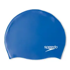 SPEEDO - Gorro Natación Niño Moulded Silicore Cap Azul