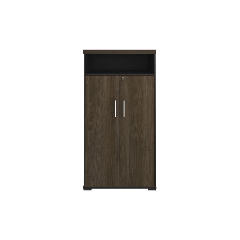 RODLER - Estante Organizador Oficina Negro con Café RODLER