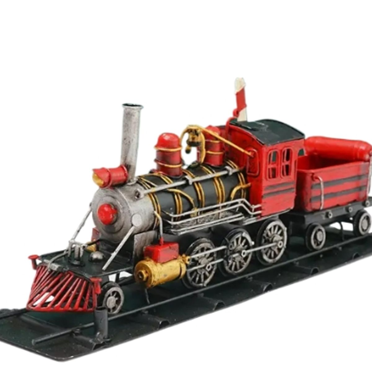 GENERICO - Tren Estilo Americano De Vapor Artesanía De Metal con señalética