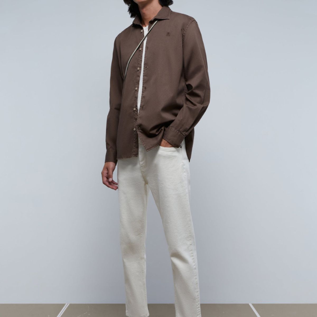 SCALPERS - Camisa Lavada Calavera Burgundy