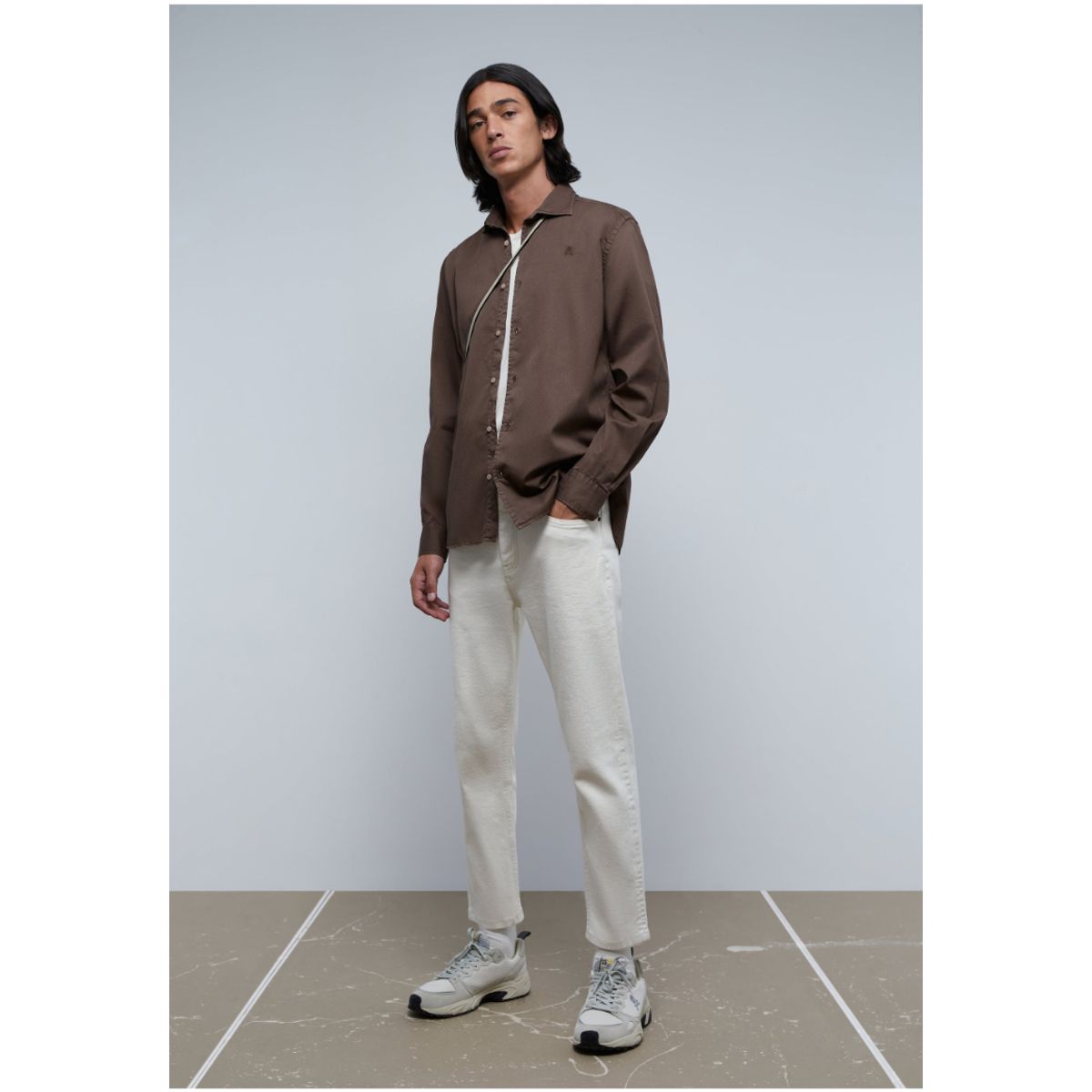 SCALPERS - Camisa Lavada Calavera Burgundy