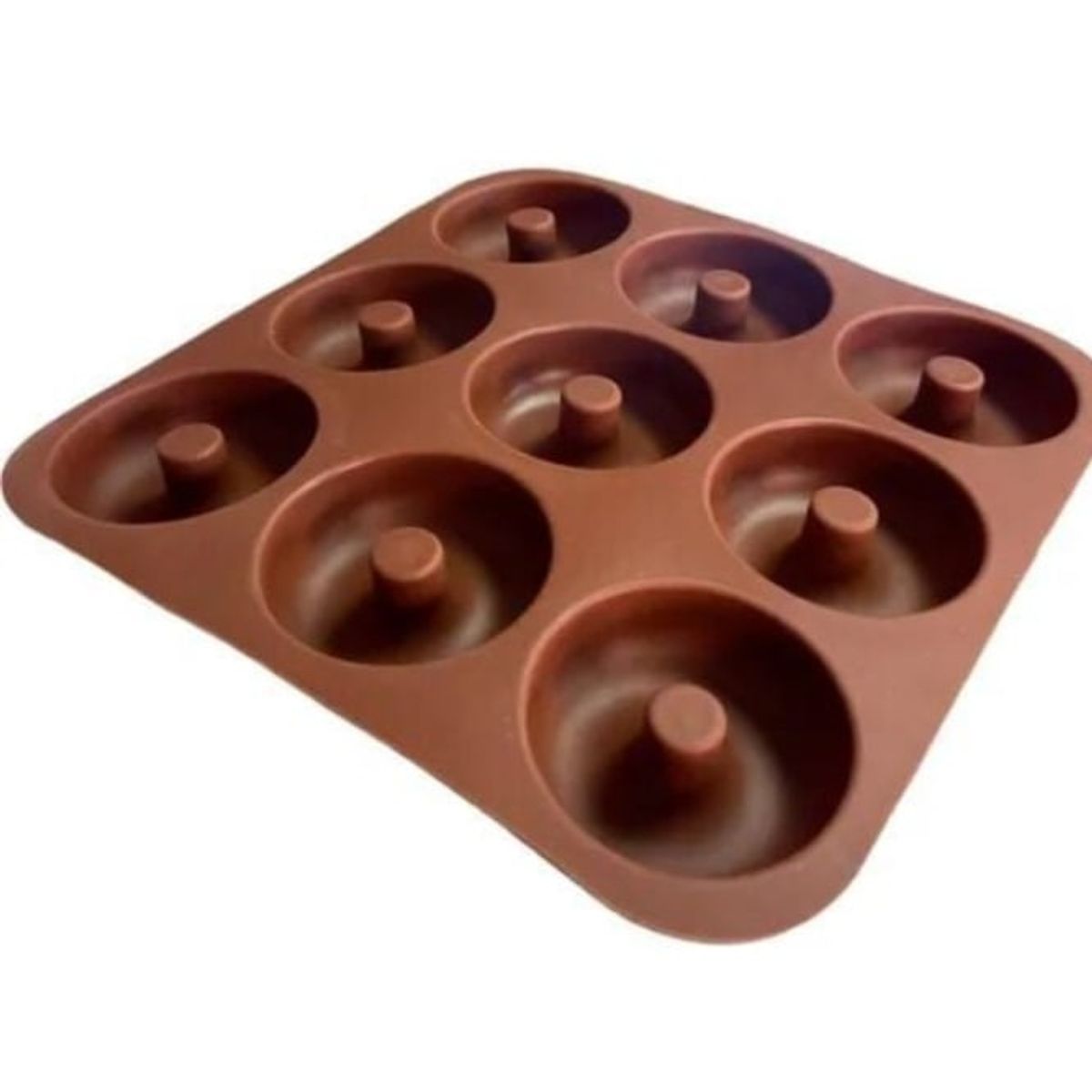 GENERICO - Moldes Silicona Donas Moldes De Silicona Donut Molde Dona Marron