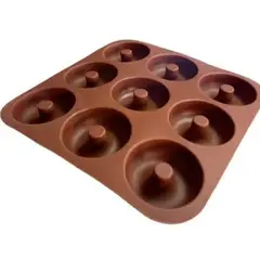 GENERICO - Moldes Silicona Donas Moldes De Silicona Donut Molde Dona Marron