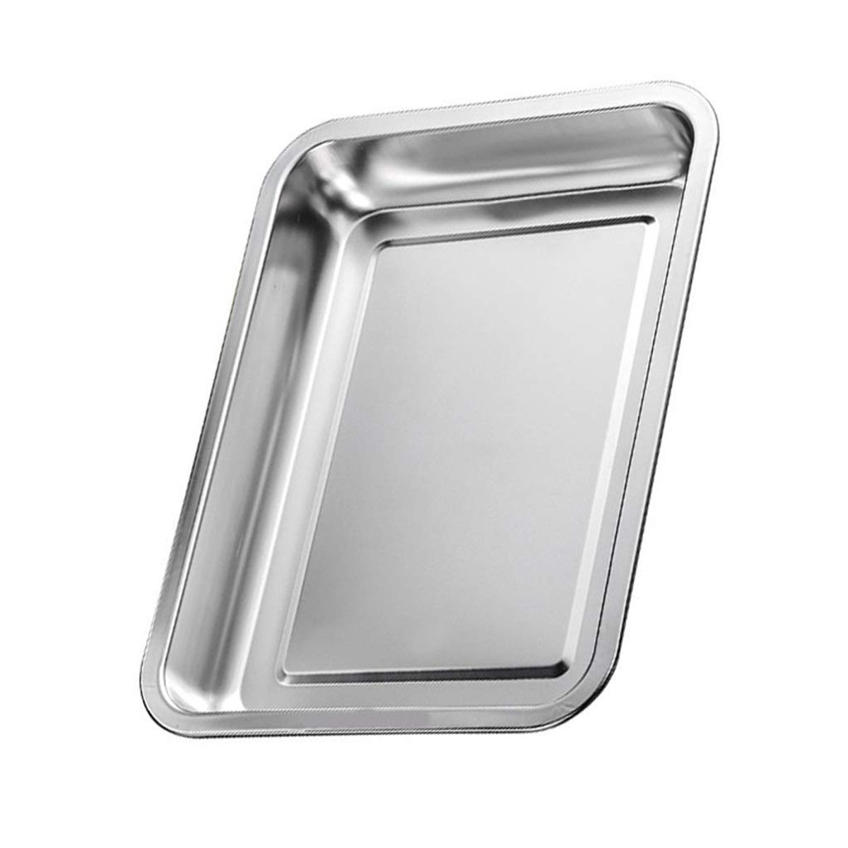 GENERICO - Bandejas Fuente De Horno Acero Inoxidable Multiuso 35x 26.