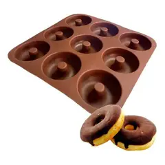 GENERICO - Moldes Silicona Donas Moldes De Silicona Donut Molde Dona Terracota