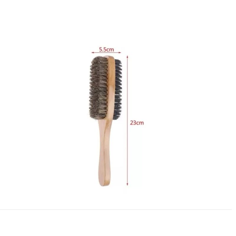GENERICO - Pack 3 Cepillo Pulidor Para Barba Cabello Doble Barberia