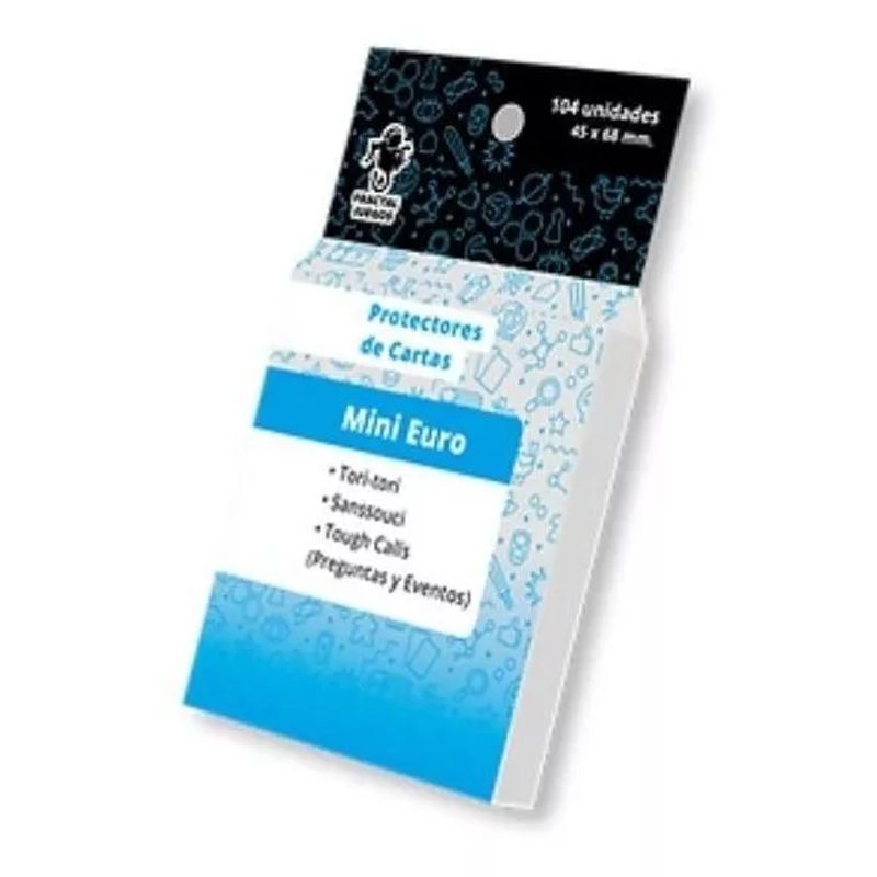 FRACTAL - Protectores de cartas Mini Euro (45 x 68 mm) - 104 unidades