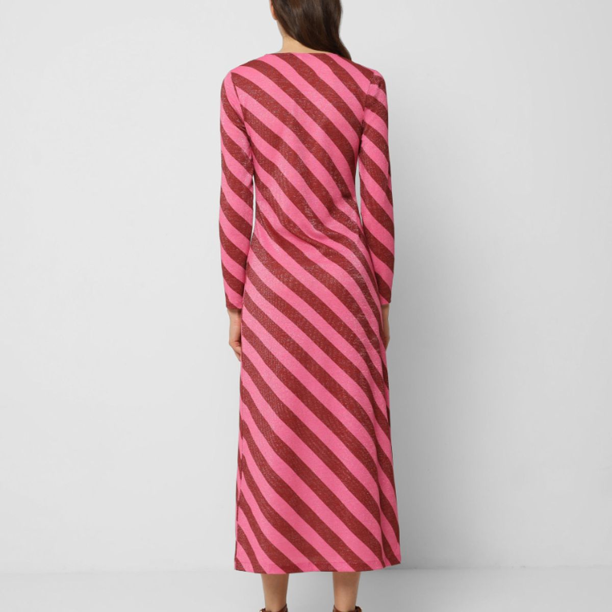 SCALPERS - Vestido Midi Rayas Pink Stripes