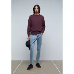 SCALPERS - Sweater Cuello Redondo Calavera Burgundy