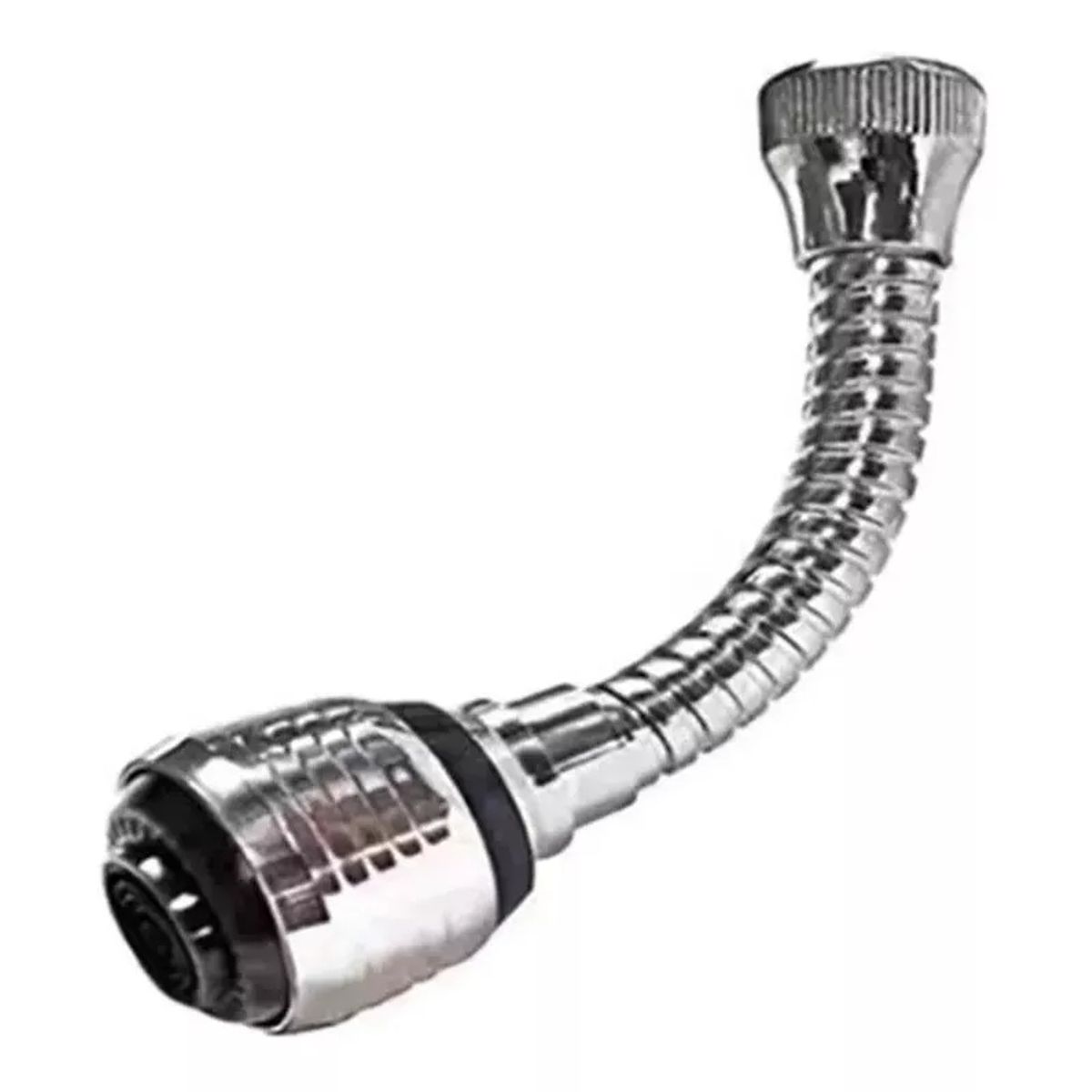 GENERICO - Extension Flexible Llave Agua 360 Cocina Baño Color Plateado