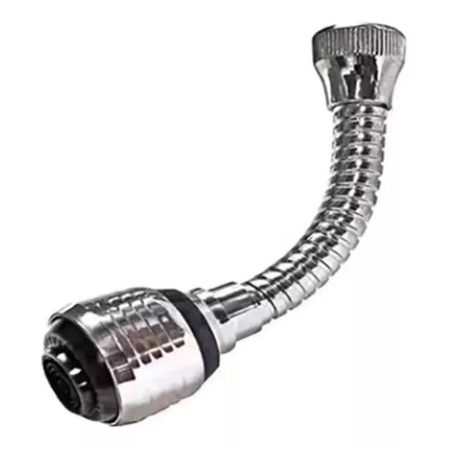 GENERICO - Extension Flexible Llave Agua 360 Cocina Baño Color Plateado