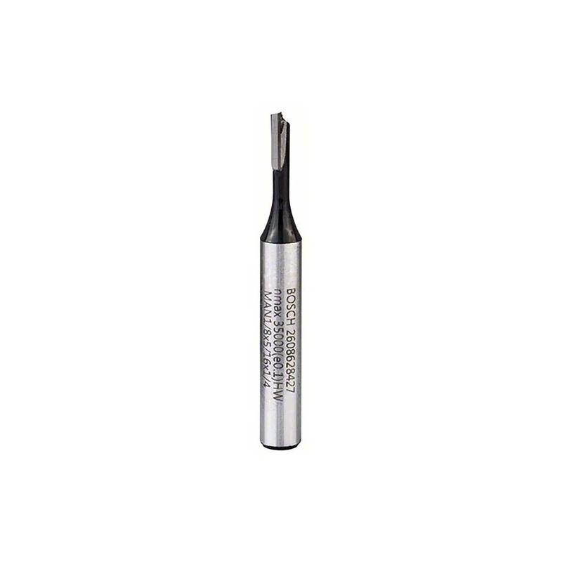 BOSCH - FRESA DE RANURAR BOSCH CON 1 FILO 1/8″  VÁSTAGO 1/4"  2608628427