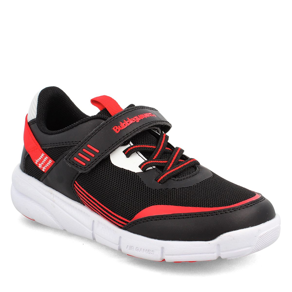 BUBBLE GUMMERS - Zapatilla Niño Bubblegummers Airgames Negro-Rojo