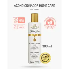 ADHARA PROFESSIONAL - Acondicionador Golden Glow Home Care 300 ml.-
