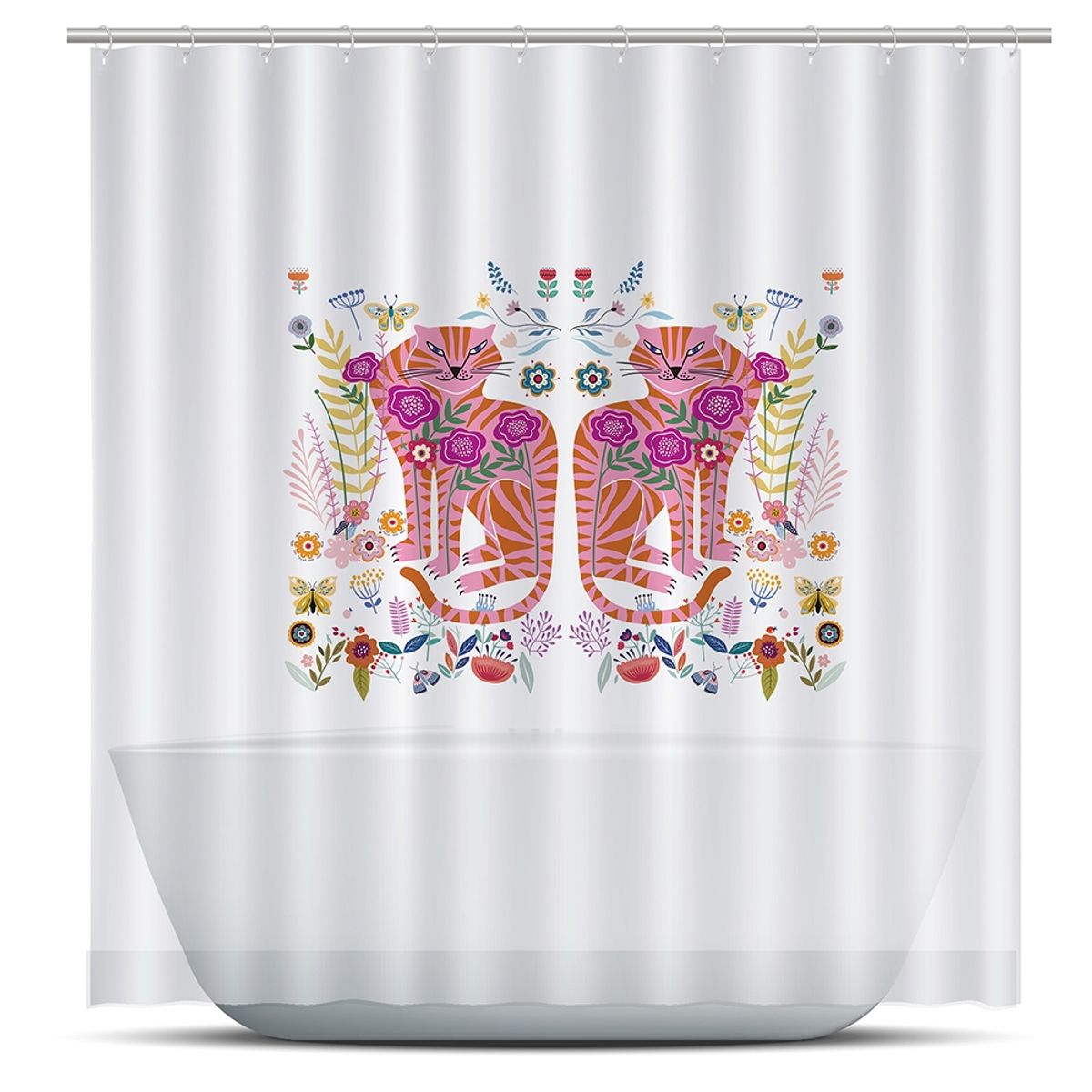 TUYO PRINT - Cortina de Baño Wild Cat - Tuyo Print