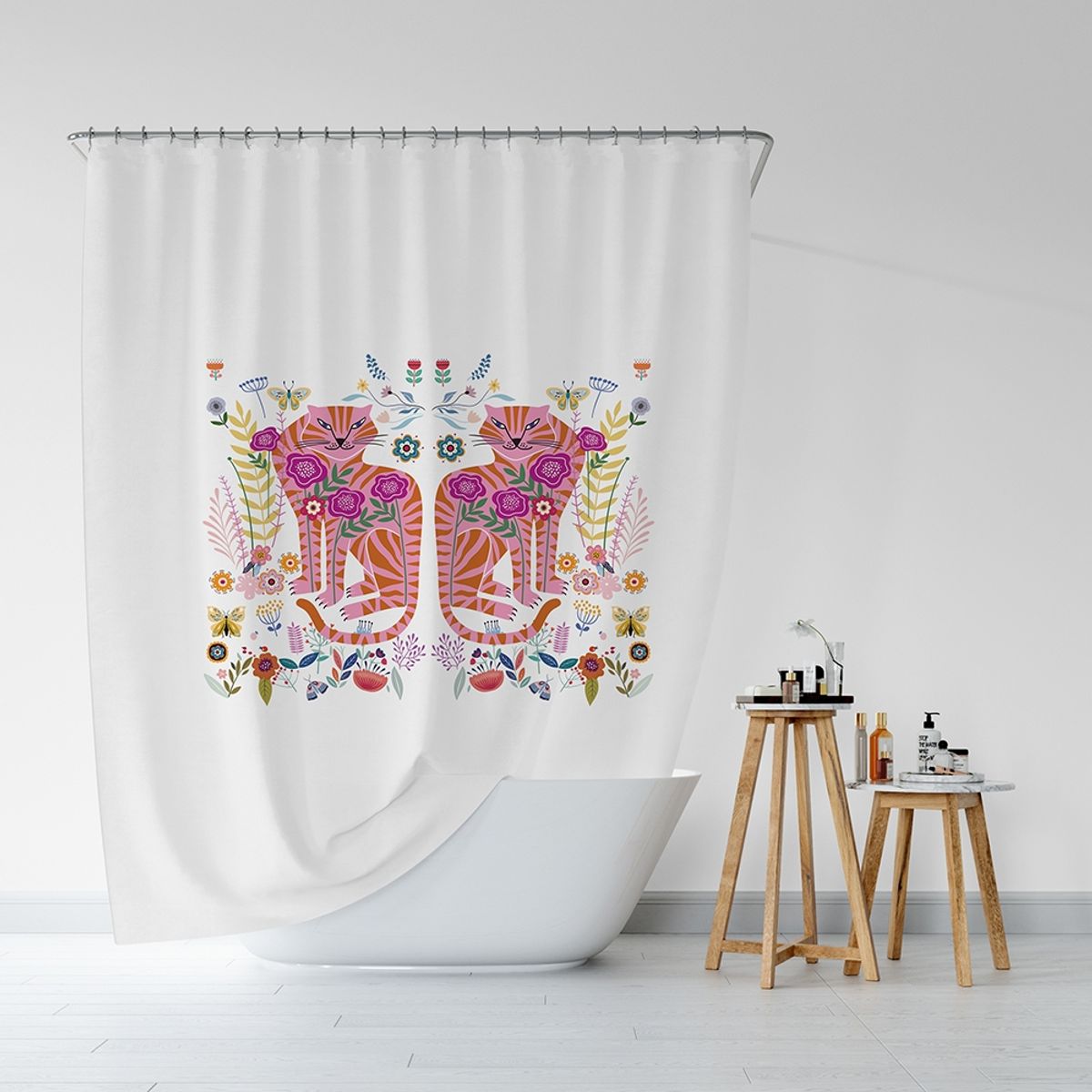 TUYO PRINT - Cortina de Baño Wild Cat - Tuyo Print