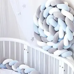 GENERICO - PROTECTOR DE ALGODON PARA CUNA BEBES 3 METROS
