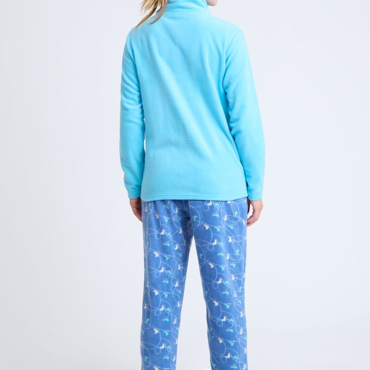 BECKIL - BECKIL COD 1771  PIJAMA POLAR ESTAMPADA CON CUELLO